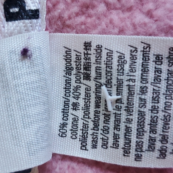Victoria's Secret PINK Pink Tie Dye Hoodie Medium - Picture 4 of 4